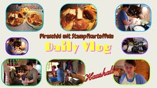 Daily Vlog  Piroschki mit Stampfkartoffeln  Resteverwertung  Haushalt  Kamera spinnt Mamaalltag [upl. by Hakceber]