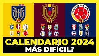 Análisis Calendario 2024 Eliminatorias Sudamericanas Mundial 2026⚽🏆 [upl. by Clarise]