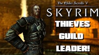 Skyrim Special Edition How To Become Leader Of The Thieves Guild [upl. by Ardnama863]