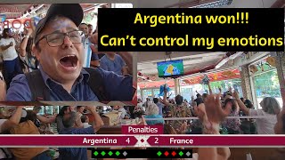 Argentina campeón del mundo FINAL ARGENTINA vs FRANCIA  REACCION EN FLORES Con subtitulo [upl. by Nylkaj393]