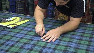 How do you make a kilt Heres our 30second quick view of the process [upl. by Eyma574]