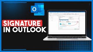 How To Add Signature In Outlook  Change Outlook Signature [upl. by Annaj]