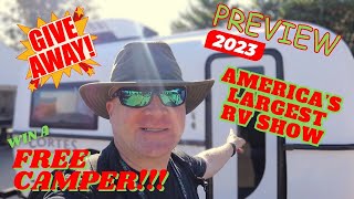 Preview Americas Largest RV Show 2023  WIN a FREE Camper at the 2023 Hershey RV Show [upl. by Dorothea275]