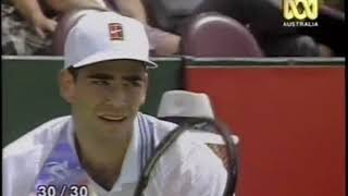 Kooyong Classic 1995 SF EXH Sampras vs Edberg [upl. by Mat]