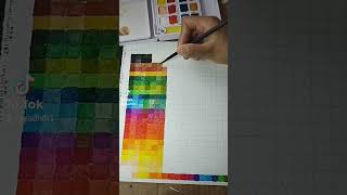 Creando paleta de colores enacuarela art watercolor watercolorpainting acuarela colors artist [upl. by Rehptosirhc]