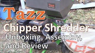 Tazz Chipper Shredder Assembly amp Review [upl. by Gannon259]