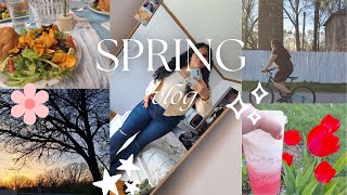 A spring week with me  drive with me park riding bike shopping [upl. by Sadie]