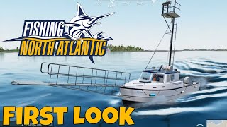 Fishing North Atlantic  Commercial Fishing Simulator  First Look [upl. by Blalock230]