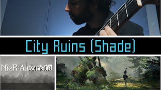 City Ruins Shade  Nier Automata Jazz Fusion Cover  The Geeky Guitarist [upl. by Llenram629]