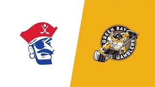 USHL  Des Moines Buccaneers vs Green Bay Gamblers  Watch Live on FloHockey [upl. by Neeli]