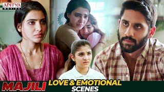 Majili Hindi Dubbed Movie Love amp Emotional Scenes  Naga Chaitanya Samantha  Aditya Movies [upl. by Sisile702]