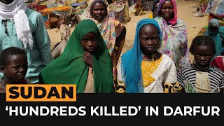 Hundreds reportedly killed in violence in Sudan’s West Darfur  Al Jazeera Newsfeed [upl. by Ajak]