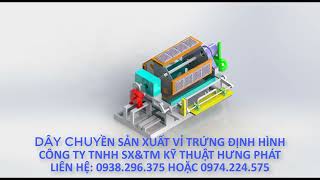 DÂY CHUYỀN SẤY VỈ TRỨNG ĐỊNH HÌNH [upl. by Isaacs]