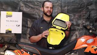 Touratech Extreme Waterproof Tail Rack Bag [upl. by Anailuj]