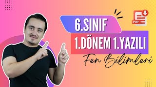 6SINIF FEN BİLİMLERİ 1DÖNEM 1YAZILI AÇIK UÇLU [upl. by Diskson751]