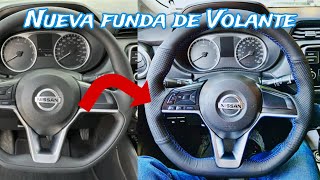 FUNDA DE VOLANTE PARA VERSA  AlexCris12 [upl. by Ahsotan]