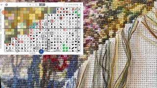 Cross Stitch Diagonal Parking Tutorial 5 A Close Up View [upl. by Myra]