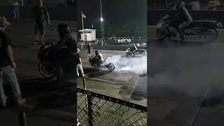 Cecil County Dragway motorcycle burnout dragracing [upl. by Guillemette]