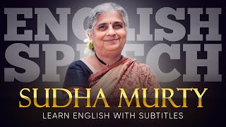 ENGLISH SPEECH  SUDHA MURTY Discipline and Success English Subtitles [upl. by Yllib136]