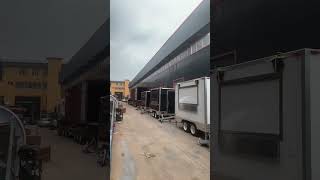 Food trailer export to Europe for transportation packagingcamper trailerfoodtrailer foodtruck [upl. by Enileve269]