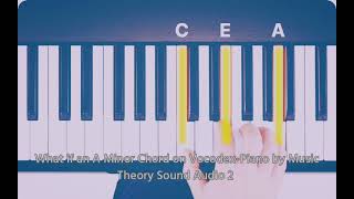 What if an A Minor Chord on VocodexPiano by Music Theory Sound Audio 2 [upl. by Rihana776]