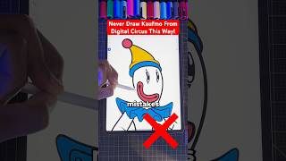 Never Draw Kaufmo THIS Way 😡 Digital Circus art shorts digitalcircus [upl. by Fasto597]