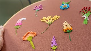 10 Magical Embroidery Flowers Stitching Ideas by Hand [upl. by Anniroc973]