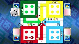 Ludo game in 4 players  Ludo games  Ludo King Game  Ludo gameplay  Ludo Game On  Ep707 [upl. by Gowrie]