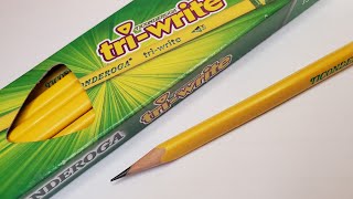 Ticonderoga TriWrite Classic Pencil in a New Shape [upl. by Atiuqnahs]