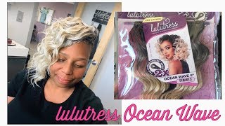 LuluTress Ocean Wave Crochet Install [upl. by Lhok]