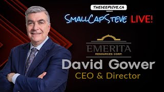 David Gower Emerita Resources CEO on SmallCapSteve LIVE 5422 [upl. by Olaf]