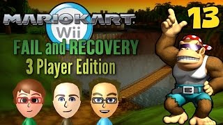 Mario Kart Wii  Fail and Recovery 13  REVERSED [upl. by Atelra]