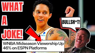 Woke Sports Media Celebrates HORRIBLE WNBA Ratings Amid ATTENDANCE as BAD as MINOR LEAGUE HOCKEY [upl. by Llemij]