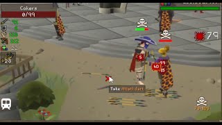 OSRS  MAXED 75 ATTACK PURE PKING [upl. by Coulter]