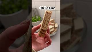 Oblatne viralvideo recipe baka yummy baking kolači slatko dessert delicious trending food [upl. by Feodore88]