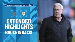 STEVE BRUCE IS BACK  Blackpool v Crewe Alexandra extended highlights [upl. by Otter699]