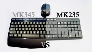 Logitech MK235 vs MK345  Detail Comparison  Wireless Keyboard Mouse Combo [upl. by Llennyl894]