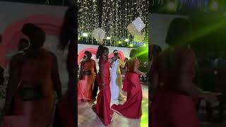 Best bridesmaids dance you will see today weddingdress wedding [upl. by Ardnuahsal606]