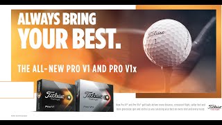 2021 Titleist Pro V1 and Pro V1x Golf Balls [upl. by Tharp]