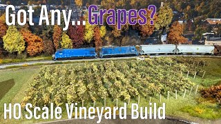 HO Scale Vineyard Build  Mastering the art of wire form vines [upl. by Elsey]