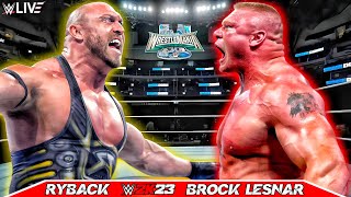 Brock Lesnar vs Ryback  No Holds Barred Match  WWE Championship  Smackdown  September 12 2024 [upl. by Dori]