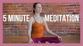 5 min Mantra Meditation for Beginners  Easy Guided Meditation [upl. by Ahsehat]