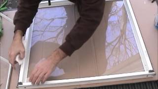 Repair Broken Double Pane Vinyl Window [upl. by Helm]