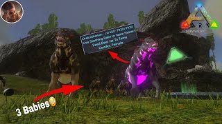 MAX LEVEL CHALICOTHERIUM TAMING AND BREEDING ARK SURVIVAL EVOLVED MOBILE [upl. by Tatman366]