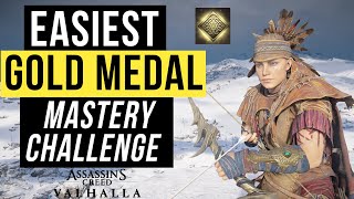 🥇 Easy GOLD Medal in Mastery Challenge  Wenlocan Outpost WOLF Walkthrough  AC Valhalla [upl. by Irroc]