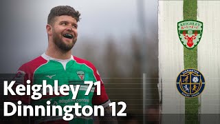 Keighley v Dinnington  Match Highlights  Counties 1 Yorkshire [upl. by Ahsenroc]