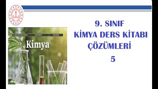 9 SINIF KİMYA DERS KİTABI ÇÖZÜMLERİ 2024  2025 [upl. by Minsk]