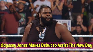 Odyssey Jones Makes Debut to Assist The New Day on WWE Raw [upl. by Lyrrad]