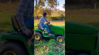 It’s Fall Y’all Jammed it into 5th 😂 tractor manurespreader [upl. by Ahsemot919]