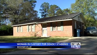 1 person in custody for Booneville fatal stabbing [upl. by Loise9]